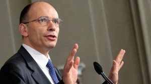 Il presidente del Consiglio, Enrico Letta