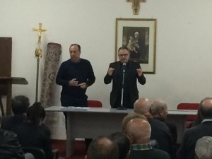 L'intervento di Padre Salvatore Alì, parroco della chiesa Spirito Santo