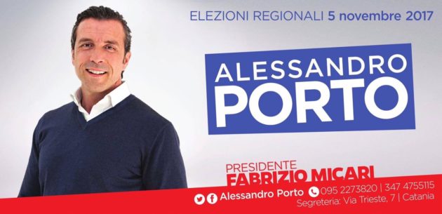 Lo spot elettorale di Alessandro Porto prima di passare con il Centrodestra per candidarsi con l'UDC.