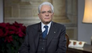 Il presidente della Repubblica Sergio Mattarella.