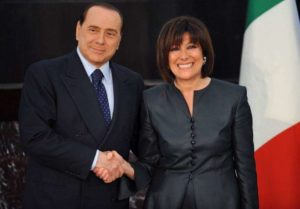 Silvio Berlusconi con Annamaria Casellati