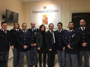 I nuovi vice Ispettori della Polizia di Stato di Enna